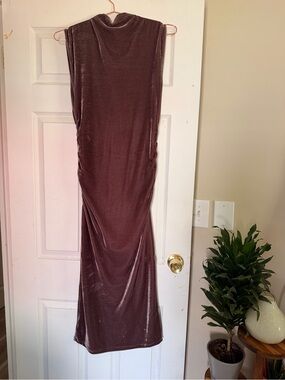 Sleeveless Velvet Maxi Dress - Mauve (Target - A New Day)
